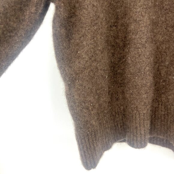 Quince Brown Crew Neck Sweater - Picture 2 of 7
